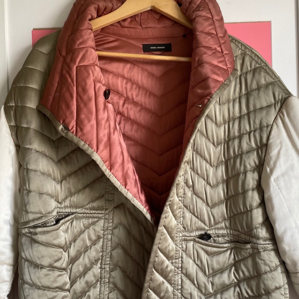 🤩Isabel Marant 100% silk quilted jacket